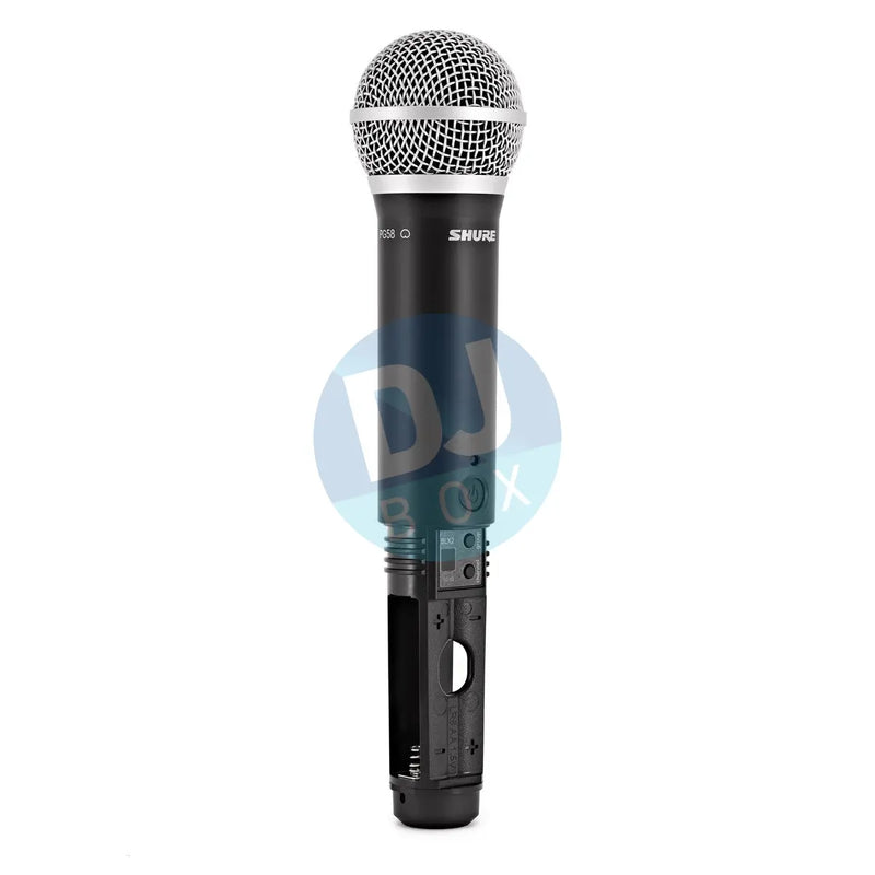 Shure BLX288/PG58 Wireless Dual Vocal System with two PG58 Handheld Transmitters at DJbox.ie DJ Shop