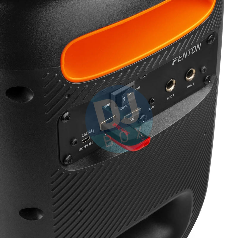 Fenton Fenton Track 160 Party Speaker with LED at DJbox.ie DJ Shop