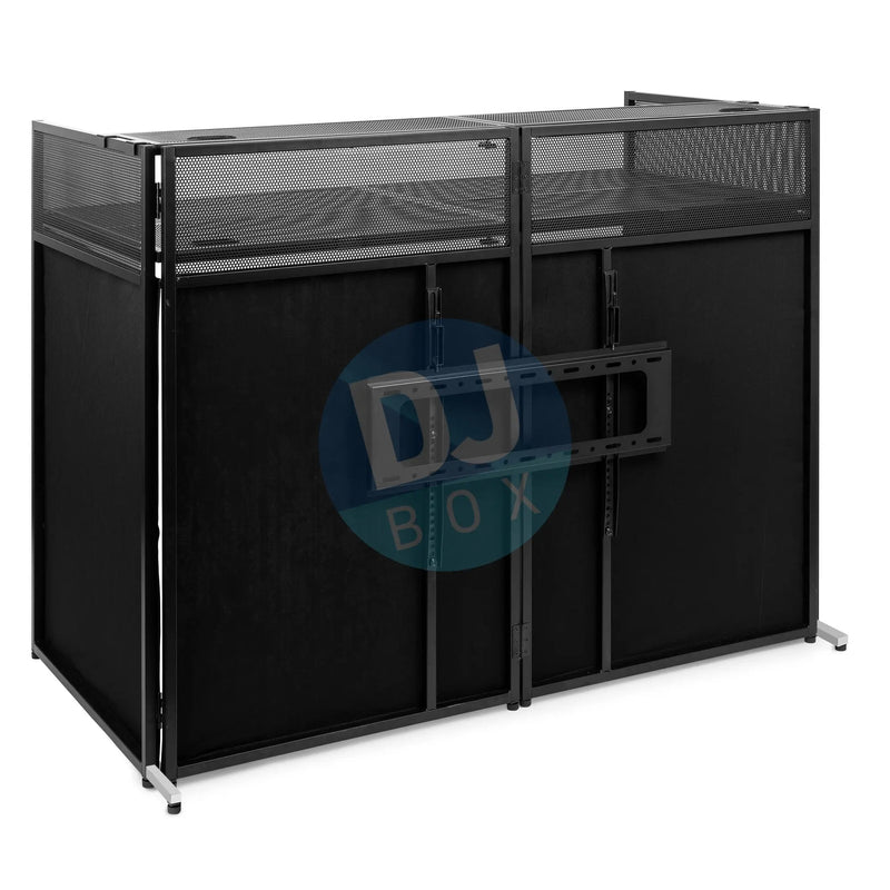 Vonyx Vonyx DB6 Foldable DJ-Booth System Pro with TV Bracket at DJbox.ie DJ Shop