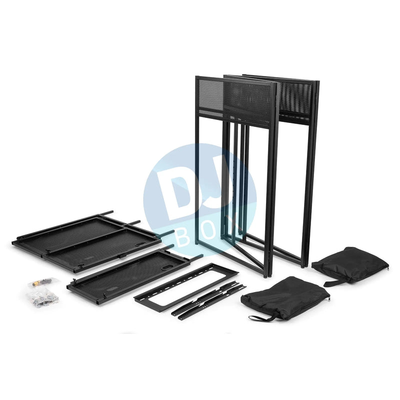 Vonyx Vonyx DB6 Foldable DJ-Booth System Pro with TV Bracket at DJbox.ie DJ Shop