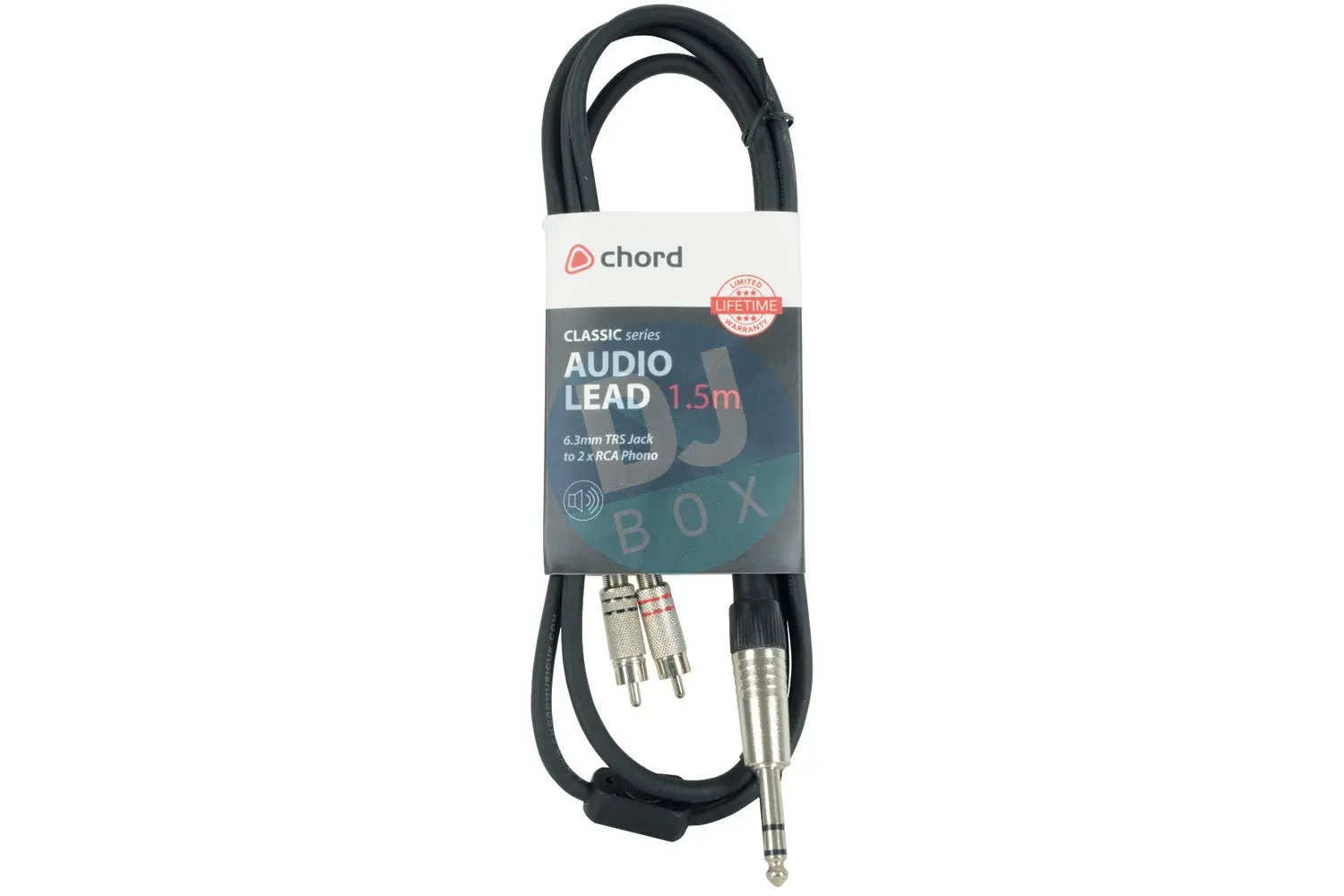 Cable AUDIO 1 PLUG 3.5 ST X 1 PLUG 6.3 S